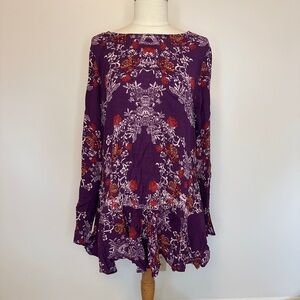 Free People Purple Floral Dress